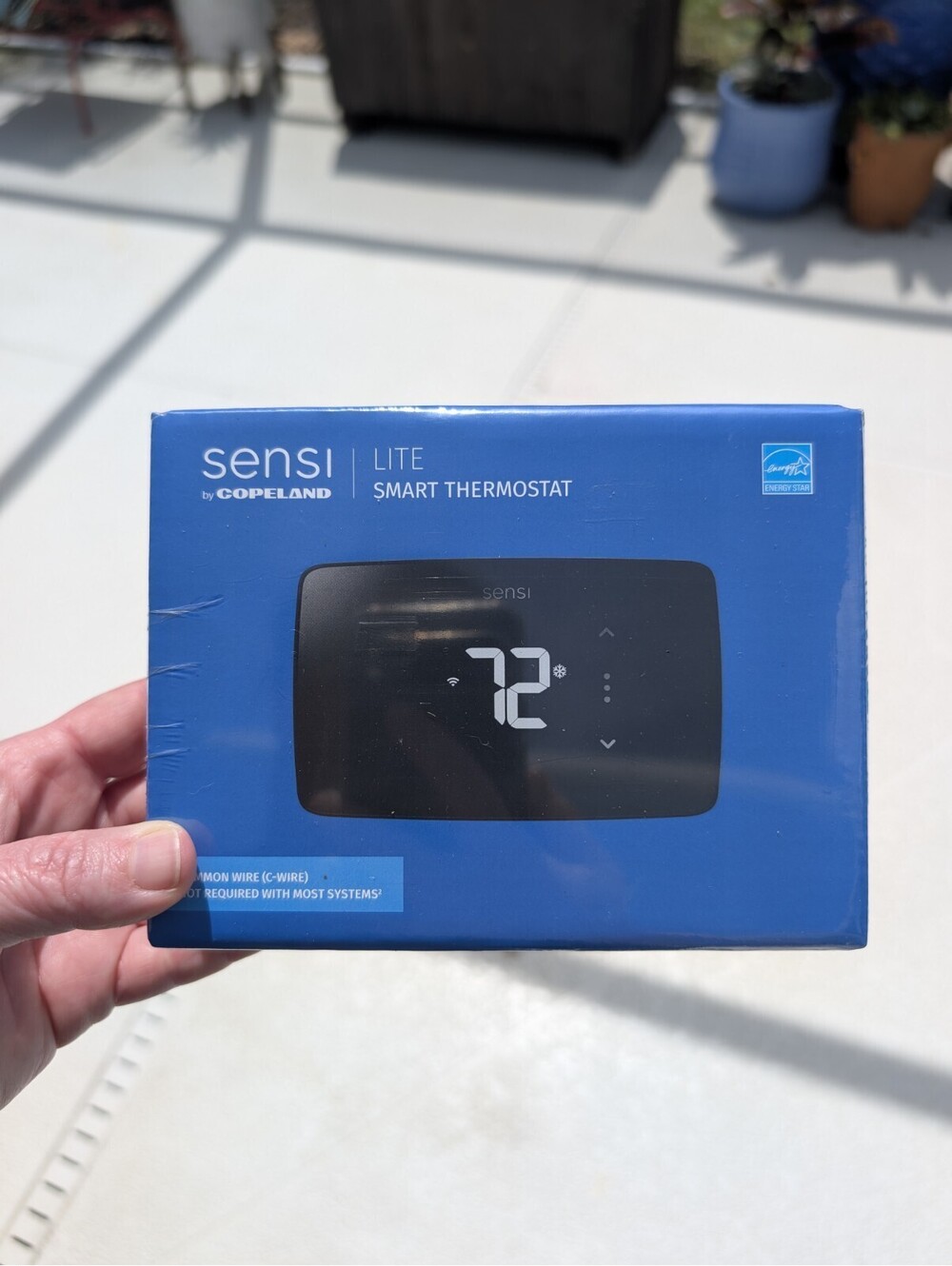 SENSI LITE Wi-Fi Smart Programable Thermostat ST25U Black - New Sealed In Box
